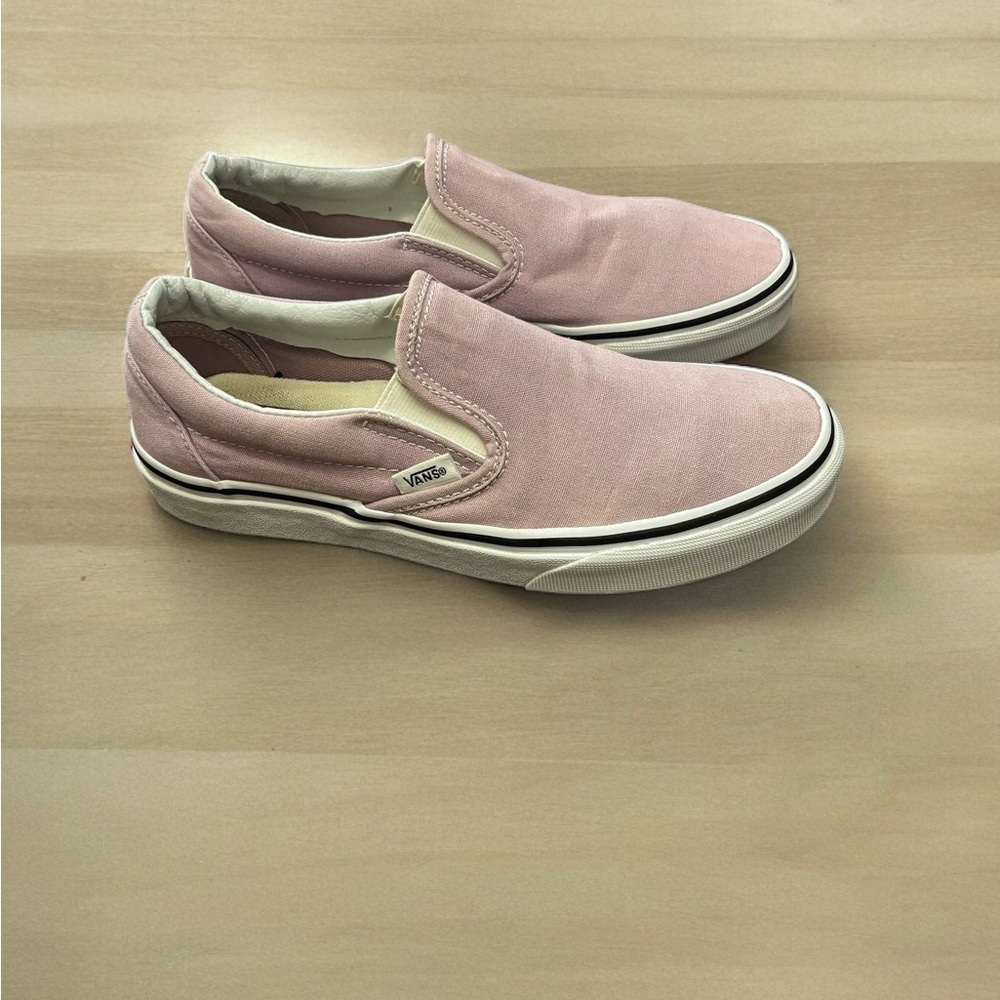 Vans Classic Slip On Loafers Checkerboard Seafoam/White. Size 8.